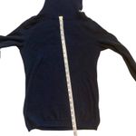 Banana Republic  Nautical Ribbed Navy Longsleeve Button Cowl Turtleneck Sweater-S Photo 11