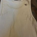 Hurley Vintage Tan Ribbed Tank Top with Heart Emblem Size Medium Photo 2