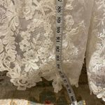 Sottero & Midgley Chauncey Lace Long Sleeve Train Wedding Gown in Ivory Blush Pink Size 8 Photo 6