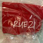 Rue 21 NWT canvas red bag Photo 3