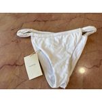 Tularosa Romy Bikini Bottoms in White X-Small Womens Swimsuit Photo 3