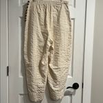 Free People  100% Cotton Seersucker Barrel Pants Size Large Photo 5