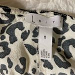 Leith  Leopard Sleeveless Button Front Cropped Wide Leg Jumpsuit Photo 3