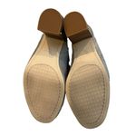 Latigo NWOT, Serica Sandal Metallic Silver leather Studded Open Toe Mule Heel Photo 12