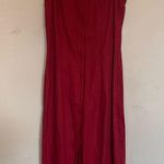 Rampage Vintage Red Sheath Maxi Dress with Spaghetti Straps Photo 2
