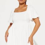FashioNova White babydoll dress Photo 0