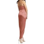 After Six  Faux Wrap Midi Dress with Draped Tulip Skirt Desert Rose Size 6 NEW Photo 1