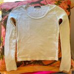 Brandy Melville  white long sleeve tee  Photo 1