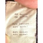 Little Yellow Button Purple Smocked Cotton & Modal Short Sleeve Blouse‎ Size S Photo 8