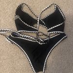 SheIn Black and White Bikini Set Photo 2