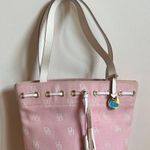 Dooney & Bourke Pink Canvas Tote Photo 0