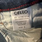 Cello Jean Shorts Mid Rise Juniors Size 1 New NWT Cuffed Roll Photo 10
