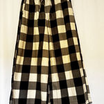 ASOS  High Waist‎ Wide Leg Cropped Plaid Pant size 8 NWT Photo 0