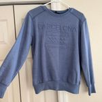 Barcelona Designs Barcelona Brand Blue Crew Neck Sweater  Photo 0