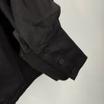 Eloquii Blouse Size 22 NWT Satin Drape Neck Black Plus Curvy Cocktail Office Top Photo 9