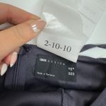 ASOS Dress Womens Size 8 Purple Peekaboo Ruched Mesh Mini Cutout Bodycon Gray Photo 4