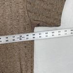 ZARA  Women M Ribbed V Neck Short Sleeve Casual Dress Brown Collection B Photo 1