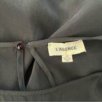 L'Agence  Gianne Black Open Bell Sleeve Silk Blouse, Sz S Photo 15