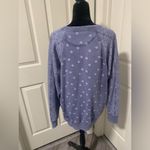 Aerie Ladies Comfy Distressed Blue Sweatshirt Photo 3