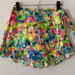 Show Me Your Mumu Colorful Floral Spring Wrap Skirt Skort Women's size Small Photo 0