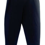 Eileen Fisher Organic Cotton Ankle Womens Pants XL Black Neutral Capsule Office Photo 0