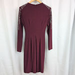 Cache Deadstock  Embellished Crimson Dress Size 10 Photo 6