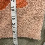 Altar'd State Sweater Women's Size XS Floral Pink Peach Fuzzy Warm Soft Photo 3