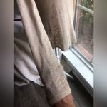 I.N. San Francisco Vintage Y2K Ecru Sweater with Crochet Insets Scoop Neck Boho Size Large Photo 2