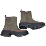 Timberland NEW Malynn waterproof Side zip leather boots olive size 5.5 Photo 1