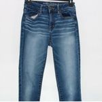 American Eagle  Hi-Rise Jeggings Jeans Blue Pockets Stretch Denim Size 4 Photo 4