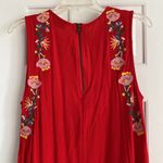 Aura Stunning Red Embroidered Dress Photo 4