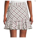 Veronica Beard Plaid Memphis Ruffle Mini Skirt Size 8 Photo 1