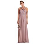 Birdy Grey  Chicky Mauve Convertible Bridesmaid Dress XS NWT Floor Length Photo 4
