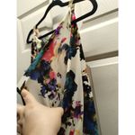 Boston Proper Size Small Heartthrob Multicolor Floral Slit Sleeve Mini Dress Photo 3