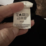 Farm Rio Black Short Sleeve Jumpsuit Rayon Crepe Keyhole Small Wide Leg V Neck Photo 12