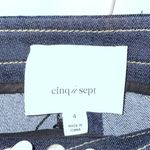 Cinq à Sept  Eva Marie Denim Pants with Floral Embroidery Size 4 Photo 2