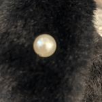 Sincerely Jules Sincerely Jewels Black Fur pearl slippers! Cute & Cozy Photo 4