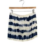 Joie  Silk Tie Dye Pleated Mini Skirt Photo 4