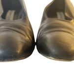 via spiga Heels Vintage Black Leather Elongated Square Toe Pump Womens Size 11AA Photo 12