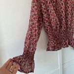 Active USA Women’s Sheer Floral Blouse • Size M Photo 2