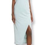 Open Edit NWT  Faux Wrap Slip On Dress In Teal Mist Photo 0