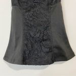 DNA Couture Women’s Crisscross Back Mock Corset Lace Tank Top Black NWOT Photo 3