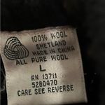 Marsh Landing  Hand Knit Vintage Wool Crewneck Colorful Geometric Sweater Large Photo 8