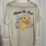 Disney Winnie the Pooh Graphic T Shirt Cream White Womens Size Small Photo 0