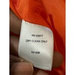 Liz Claiborne  Blazer Sz PL Orange White Chevron Jacket Fully Lined Office READ Photo 3