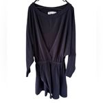 Free People  Beach Santa Maria Black Mini Dress Photo 1