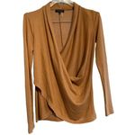 1. State  Cross-Front Cozy Camel‎ Knit Sweater Sz XS Photo 6