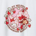 Torrid Strawberry Shortcake x My Melody Cotton Crop Raglan Tee Photo 3