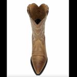 Ariat Women's Heritage Western J Toe Distressed Brown Leather Boot - EUC Photo 2