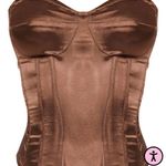 Pretty Little Thing Brown Corset Top Photo 0